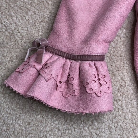 Young Hearts Baby Girl pink fall/ spring coat 18 M - Picture 6 of 6